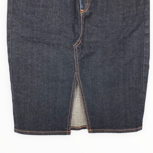 Adriano Goldschmeid Emery Skirt High Rise Dark Denim Pencil Skirt size 27 - Picture 5 of 13